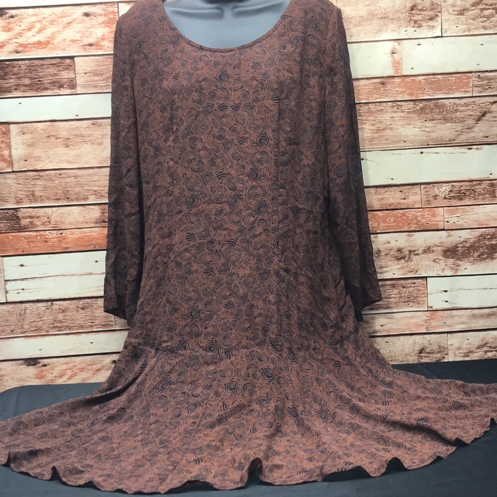 Carole Little dress 10 polyester layered dress Hg9 - Picture 6 of 8